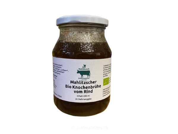 Produktfoto zu Knochenbrühe Rind im Glas