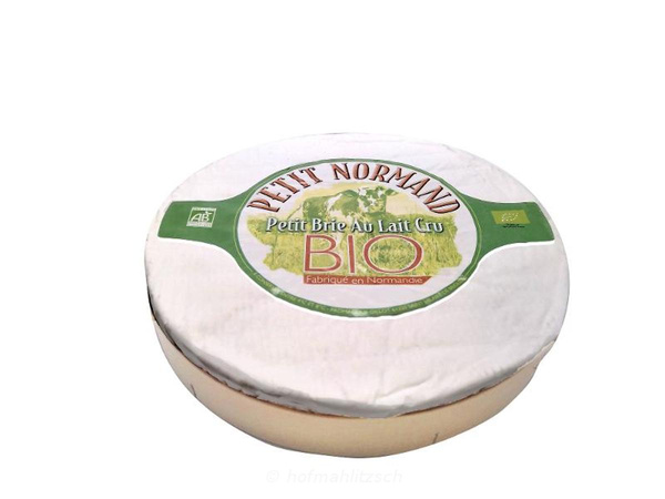 Produktfoto zu Petit Normand Brie Au Lait Cru - Cremiger Rohmilch-Weichkäse
