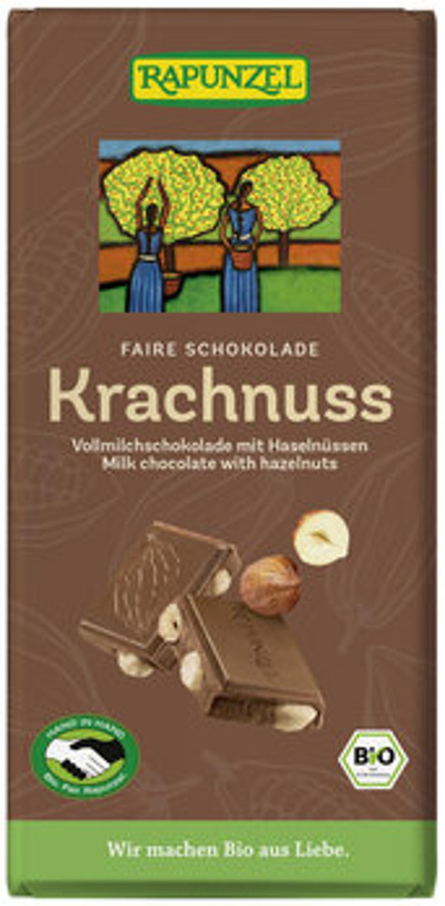 Produktfoto zu Krachnuss Vollmilchschokolade